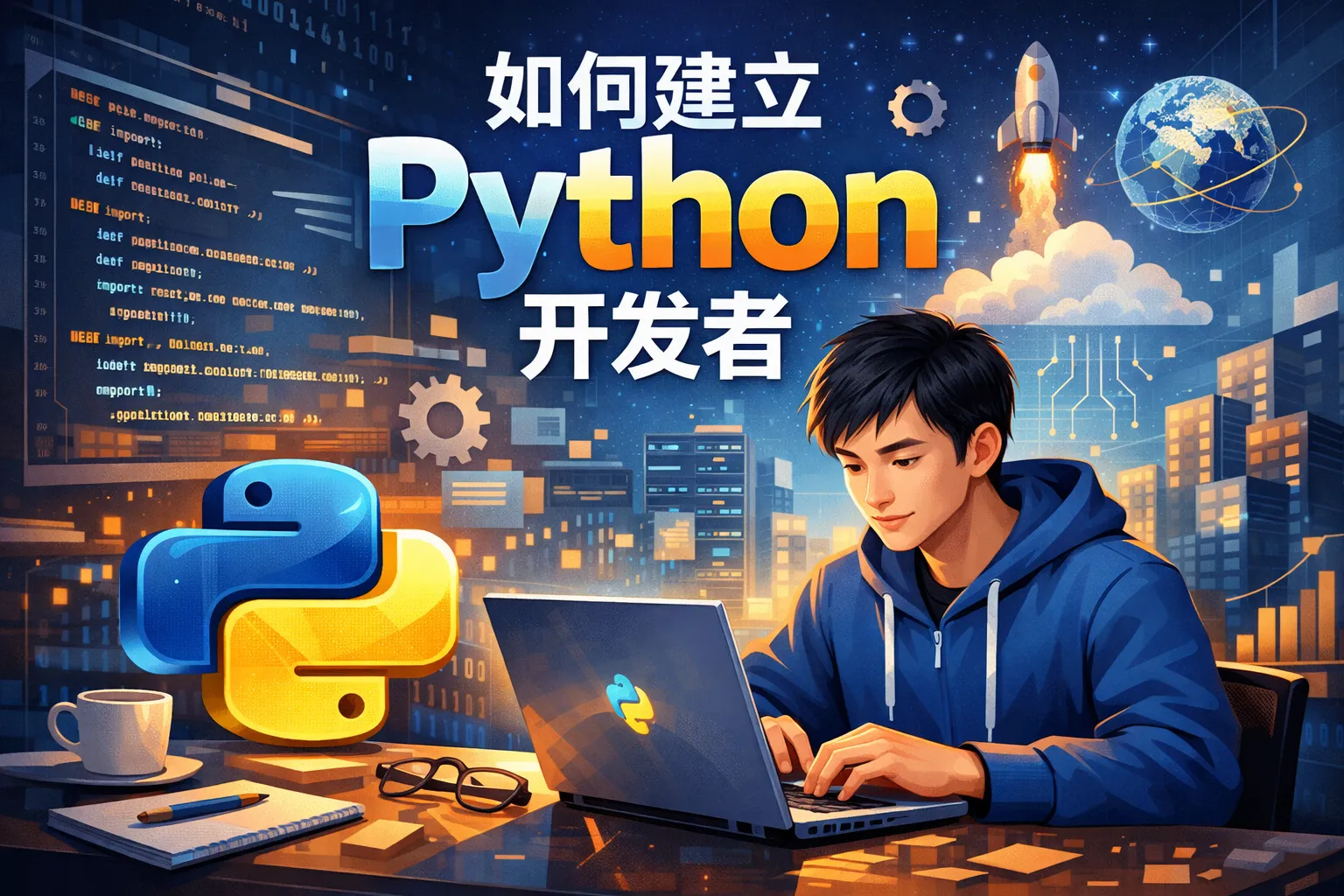 如何建立python开放者