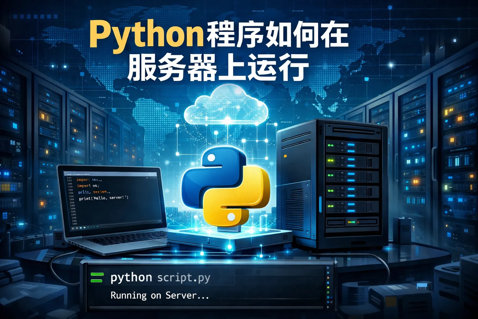 python程序如何在服务器上运行