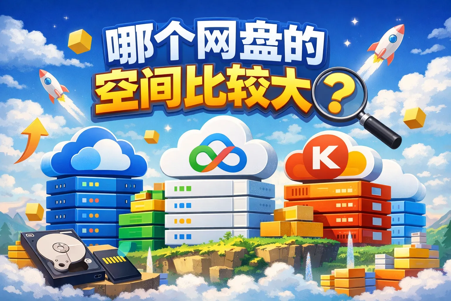 哪个网盘的空间比较大