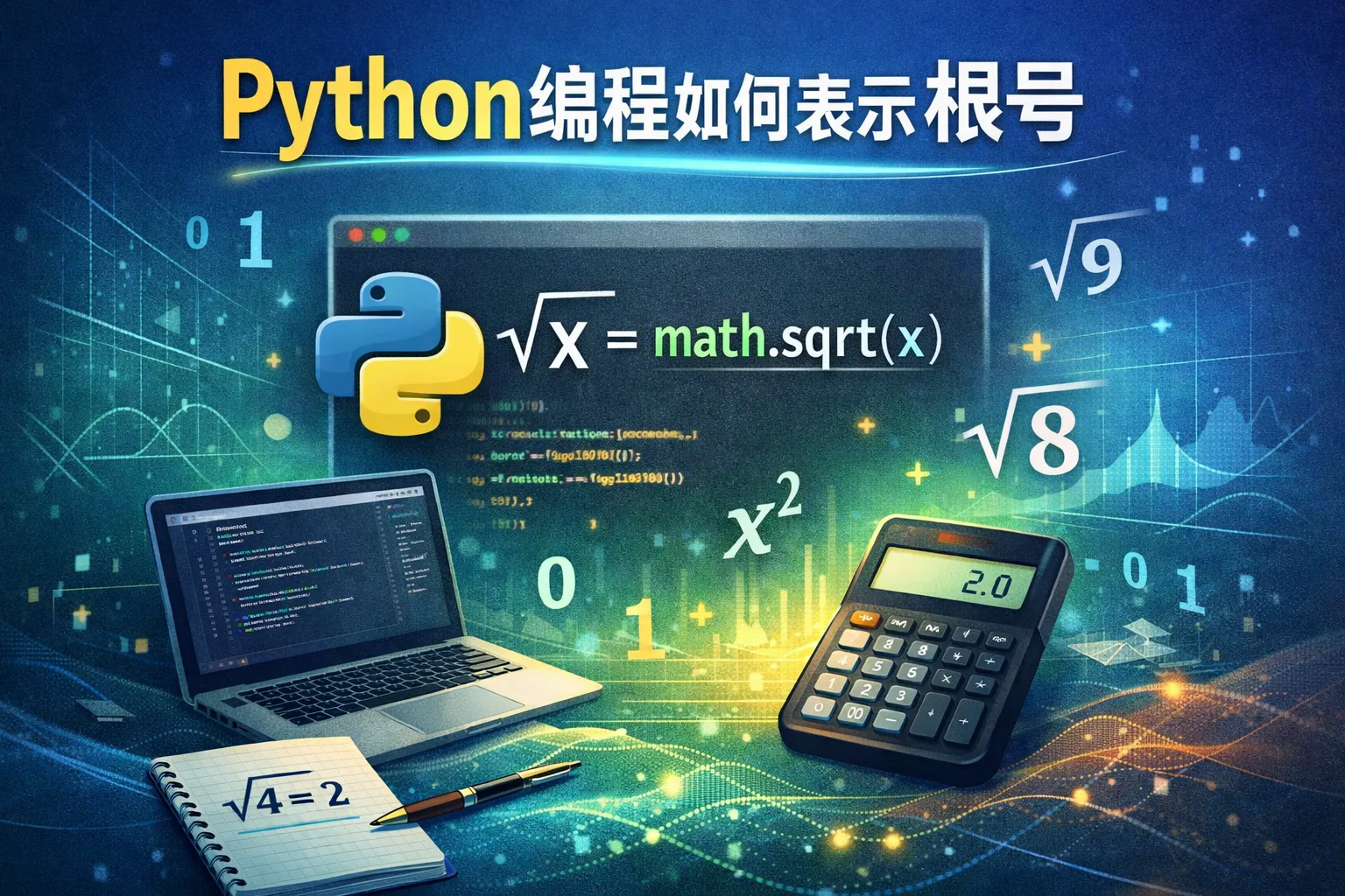 python编程如何表示根号