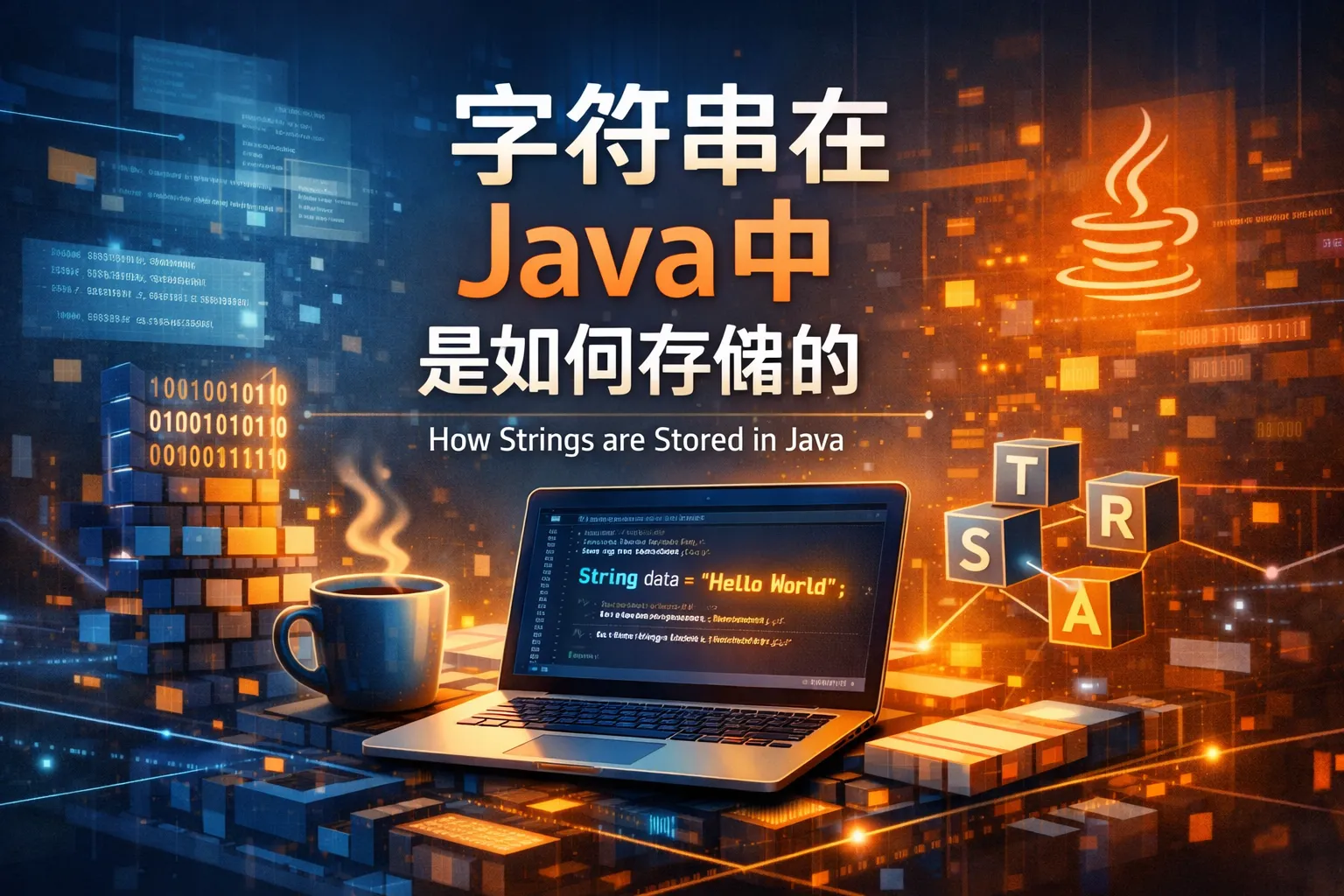 字符串在java中是如何存储的