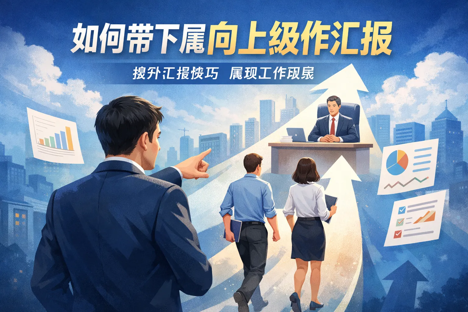 如何带下属向上级作汇报