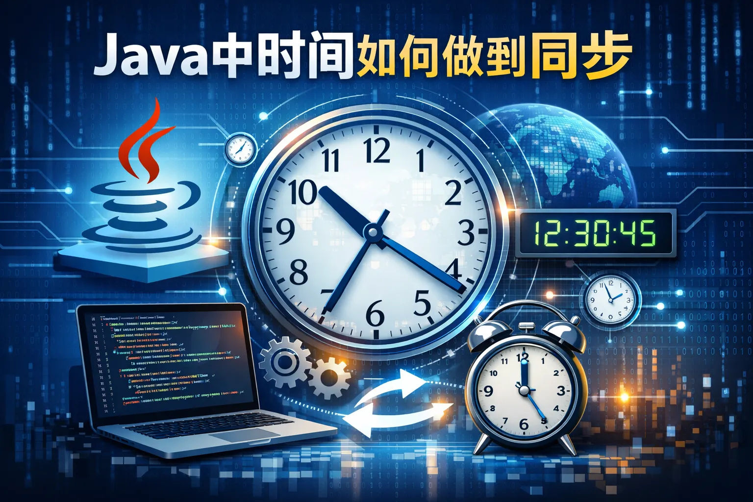 java中时间如何做到同步
