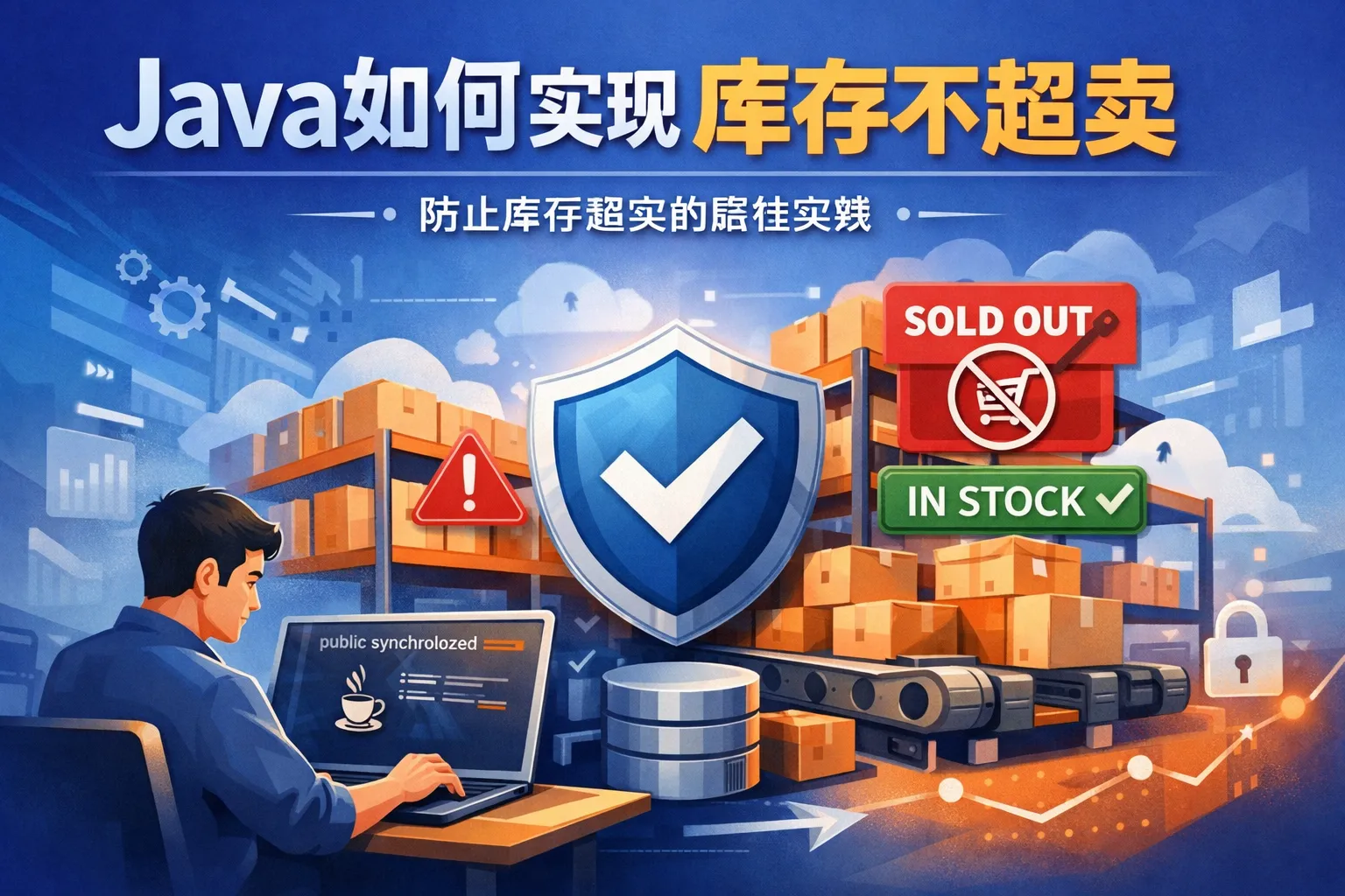 java如何实现库存不超卖