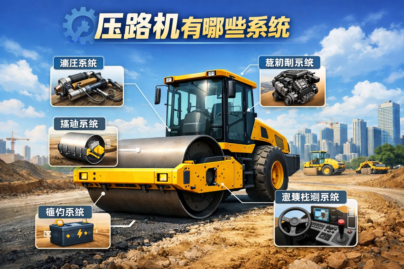 压路机有哪些系统