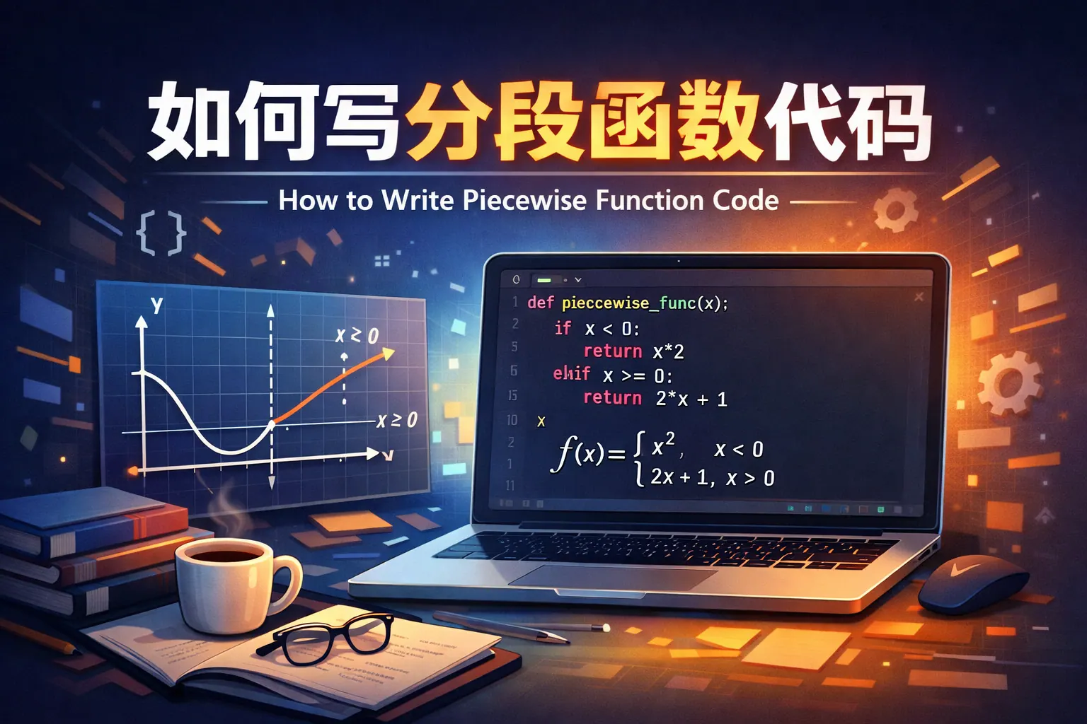 如何写分段函数代码