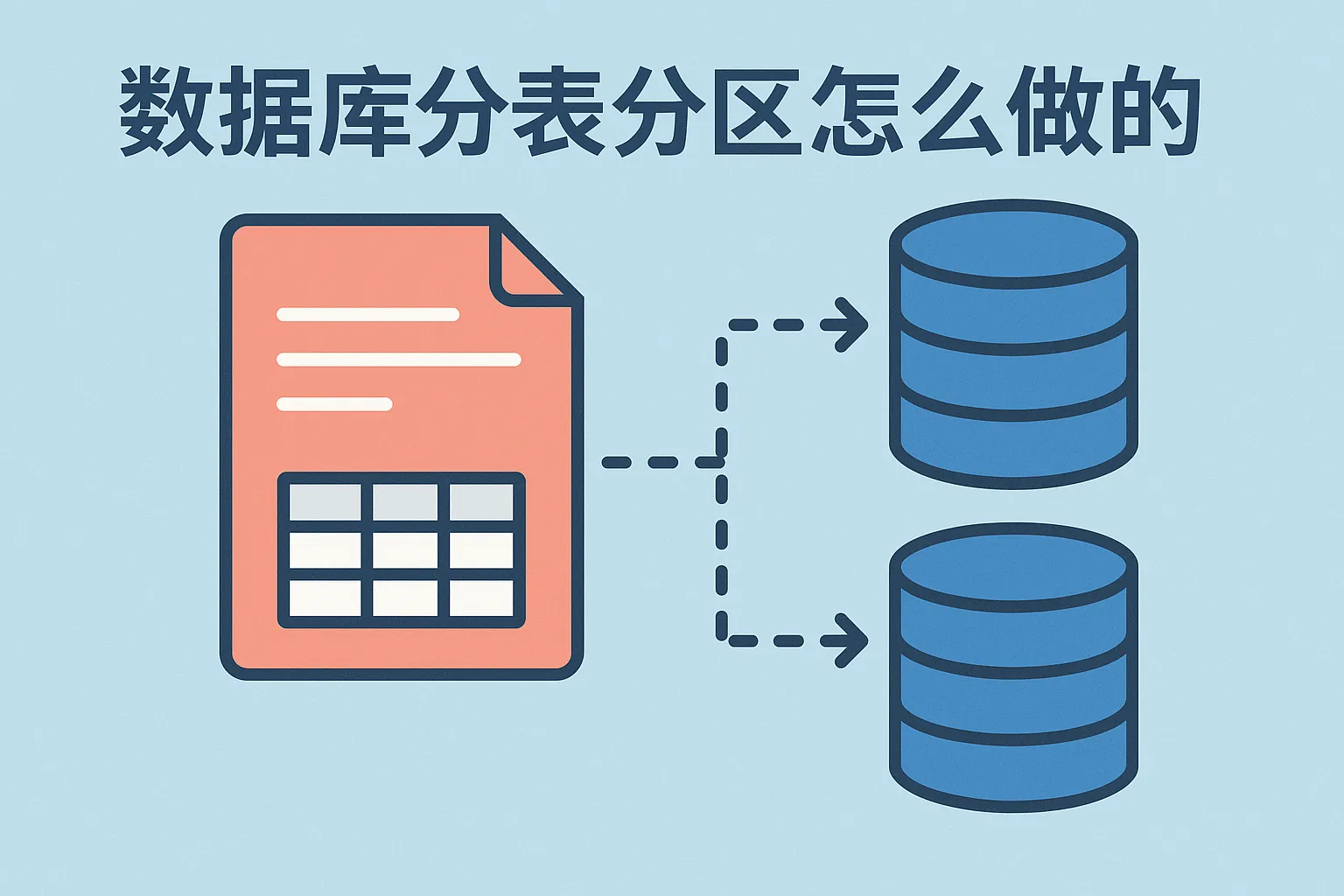 数据库分表分区怎么做的