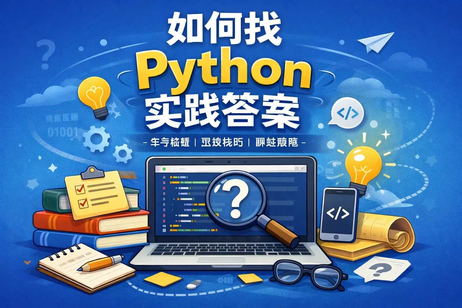 如何找python实践答案