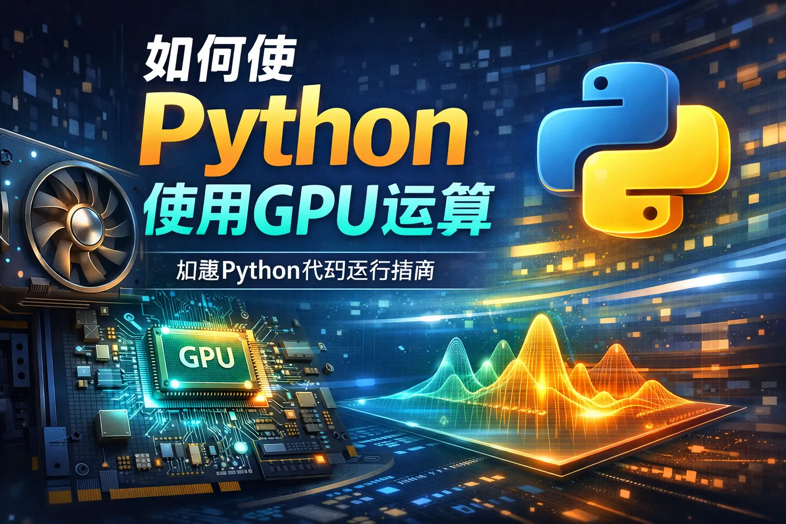 如何使python使用GPU运算