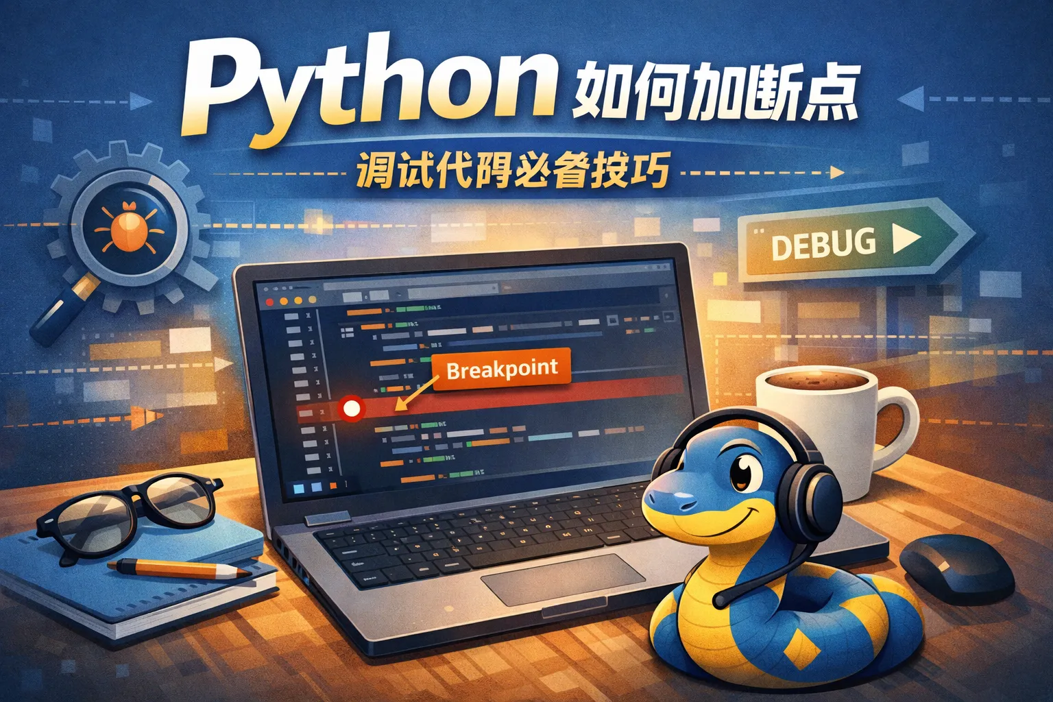 python如何加断点