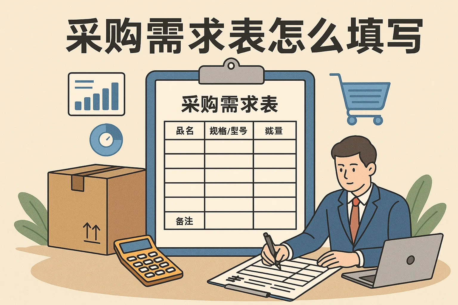 采购需求表怎么填写图片