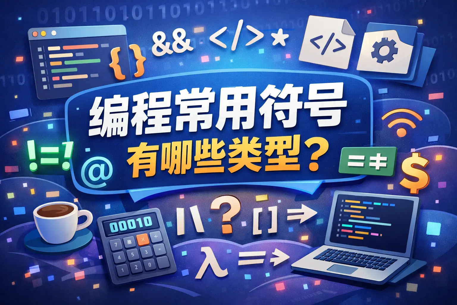 编程常用符号有哪些类型