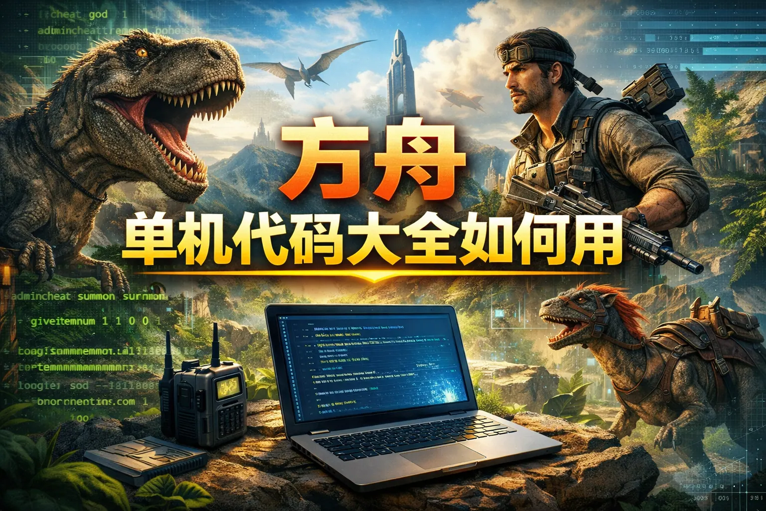 方舟单机代码大全如何用
