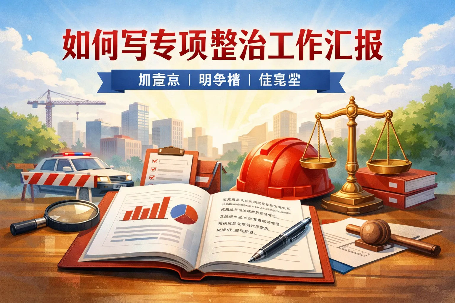 如何写专项整治工作汇报