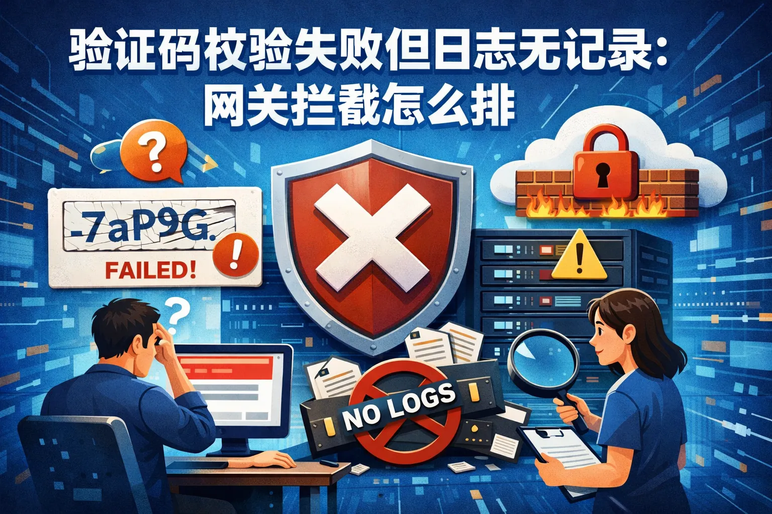 验证码校验失败但日志无记录:网关拦截怎么排