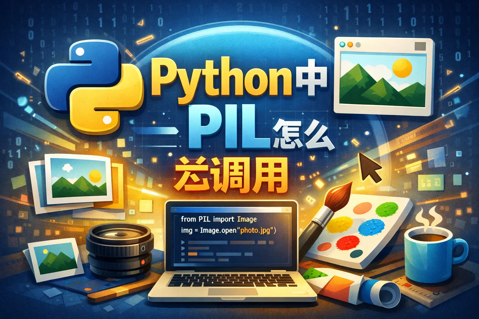 python中pil怎么调用