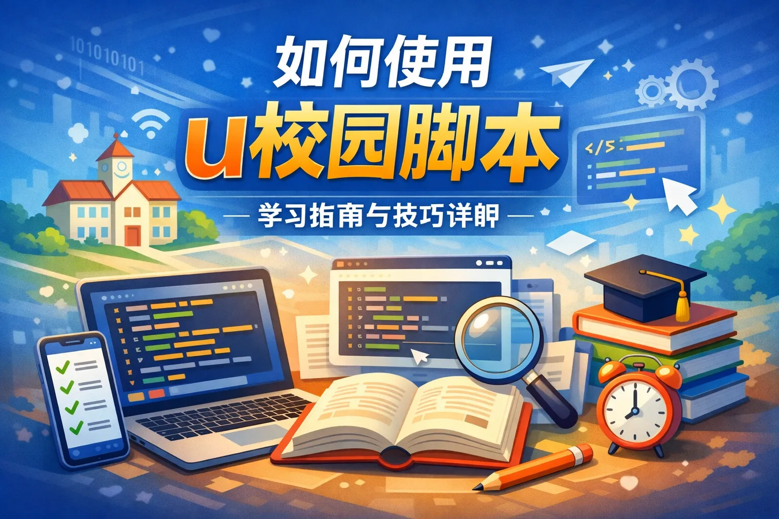 如何使用u校园脚本