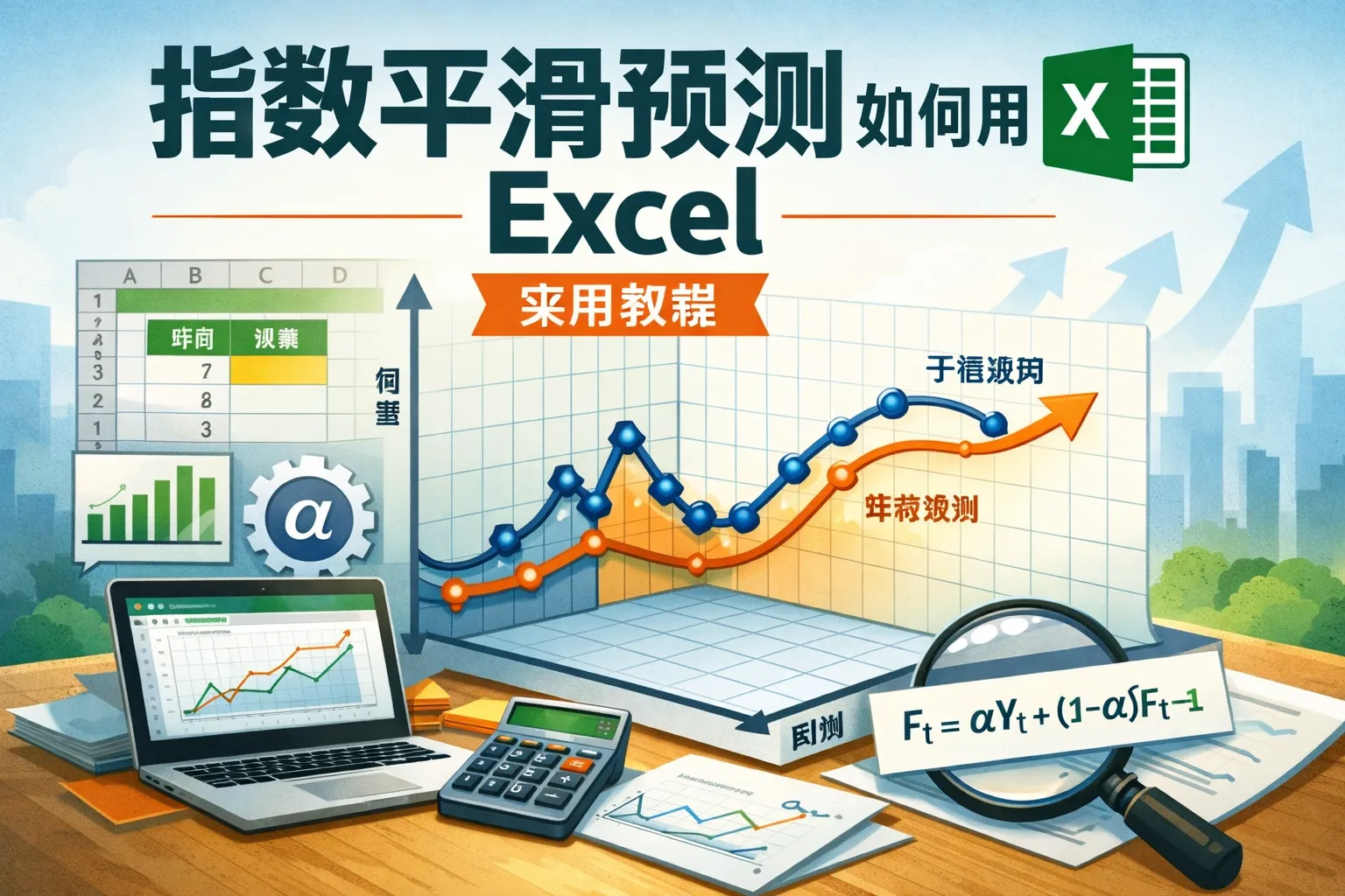 指数平滑预测如何用excel