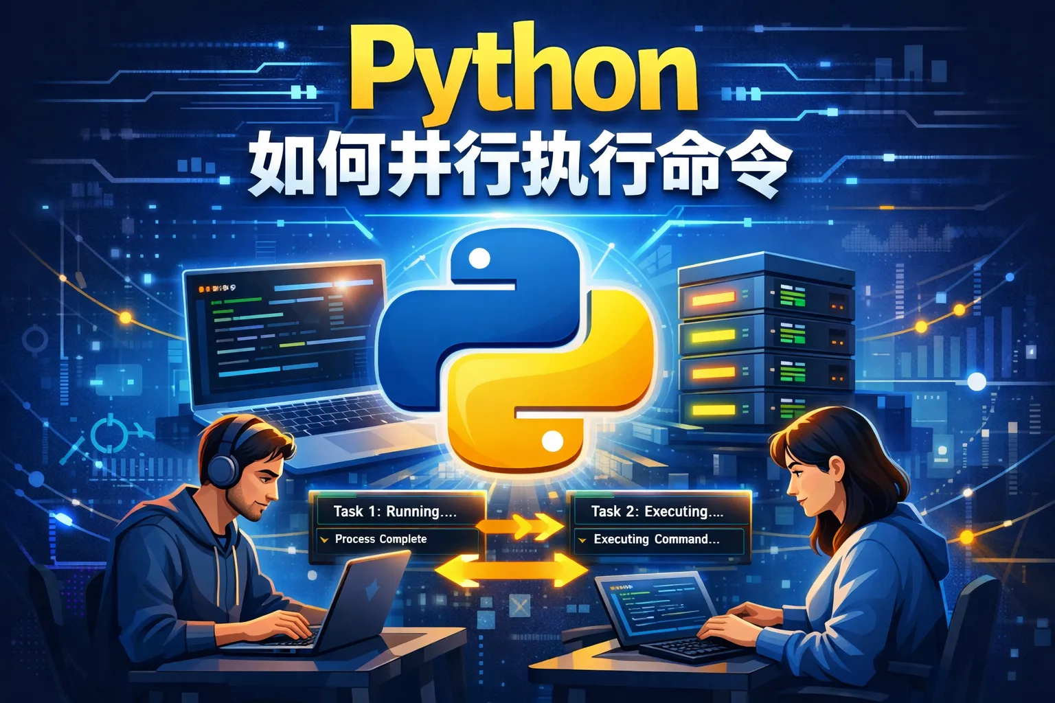 python如何并行执行命令