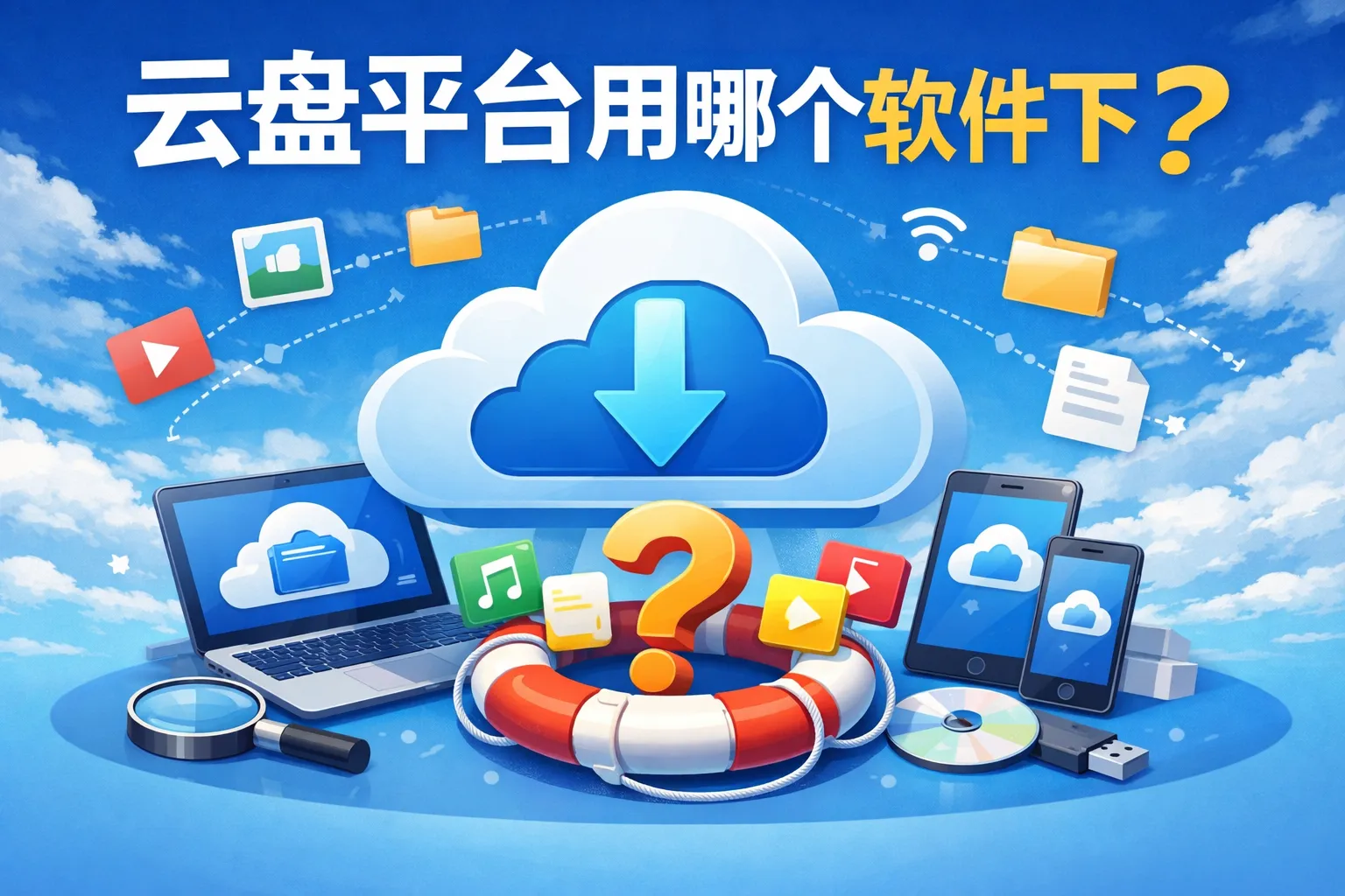 云盘平台用哪个软件下载