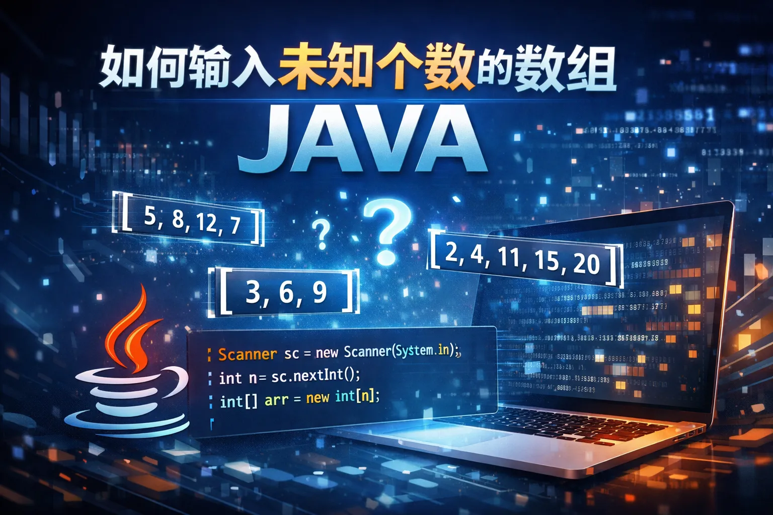 如何输入未知个数的数组JAVA