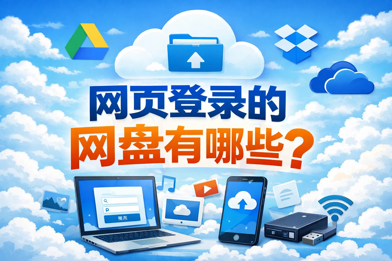 网页登录的网盘有哪些