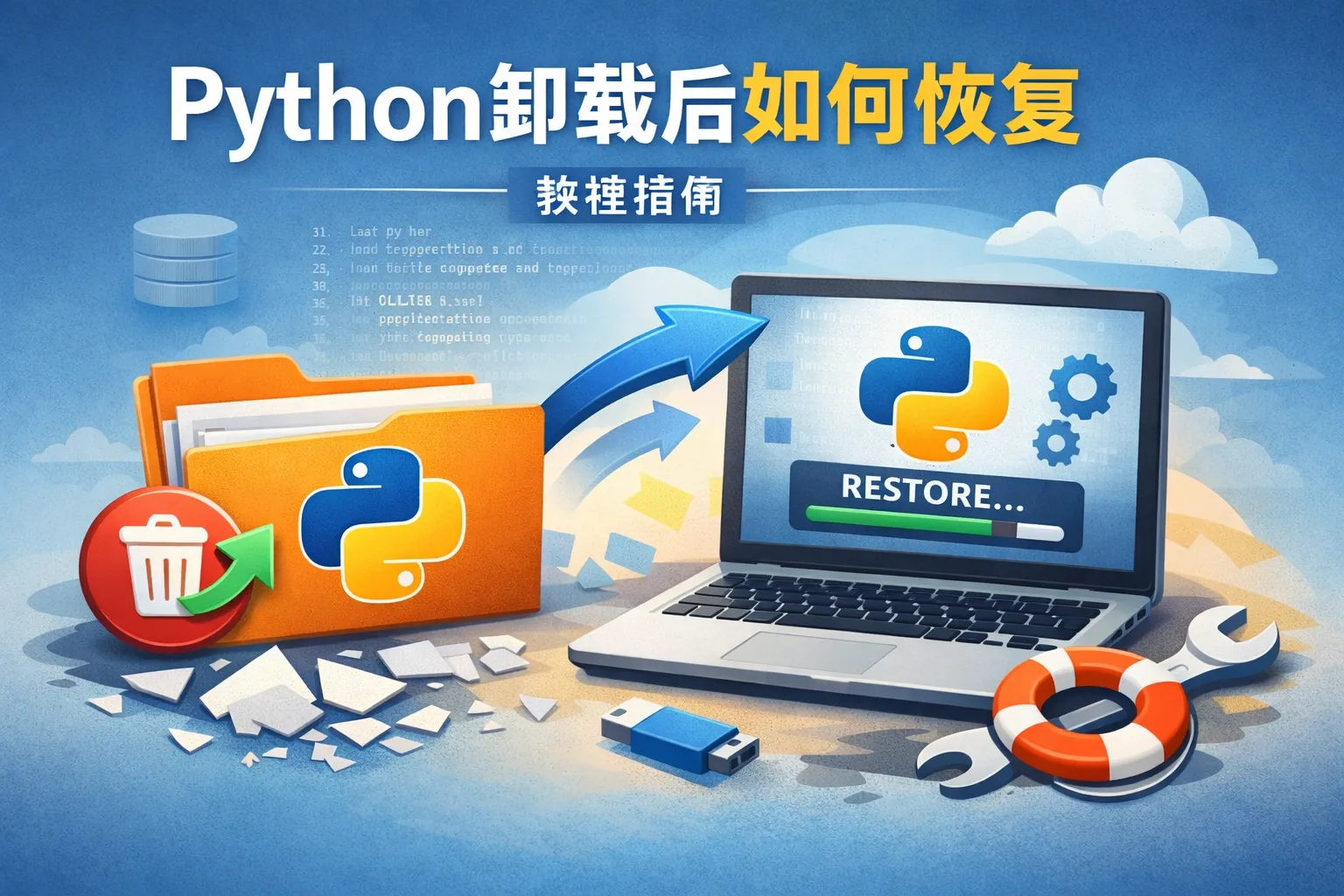 python卸载后如何恢复