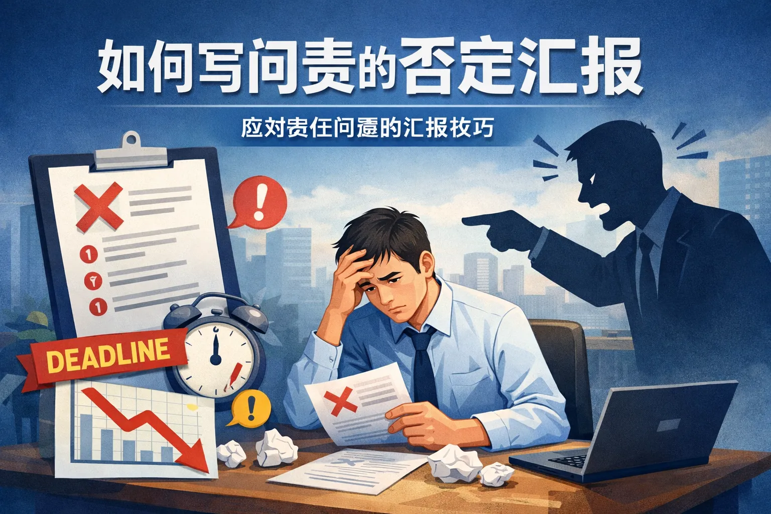 如何写问责的否定汇报