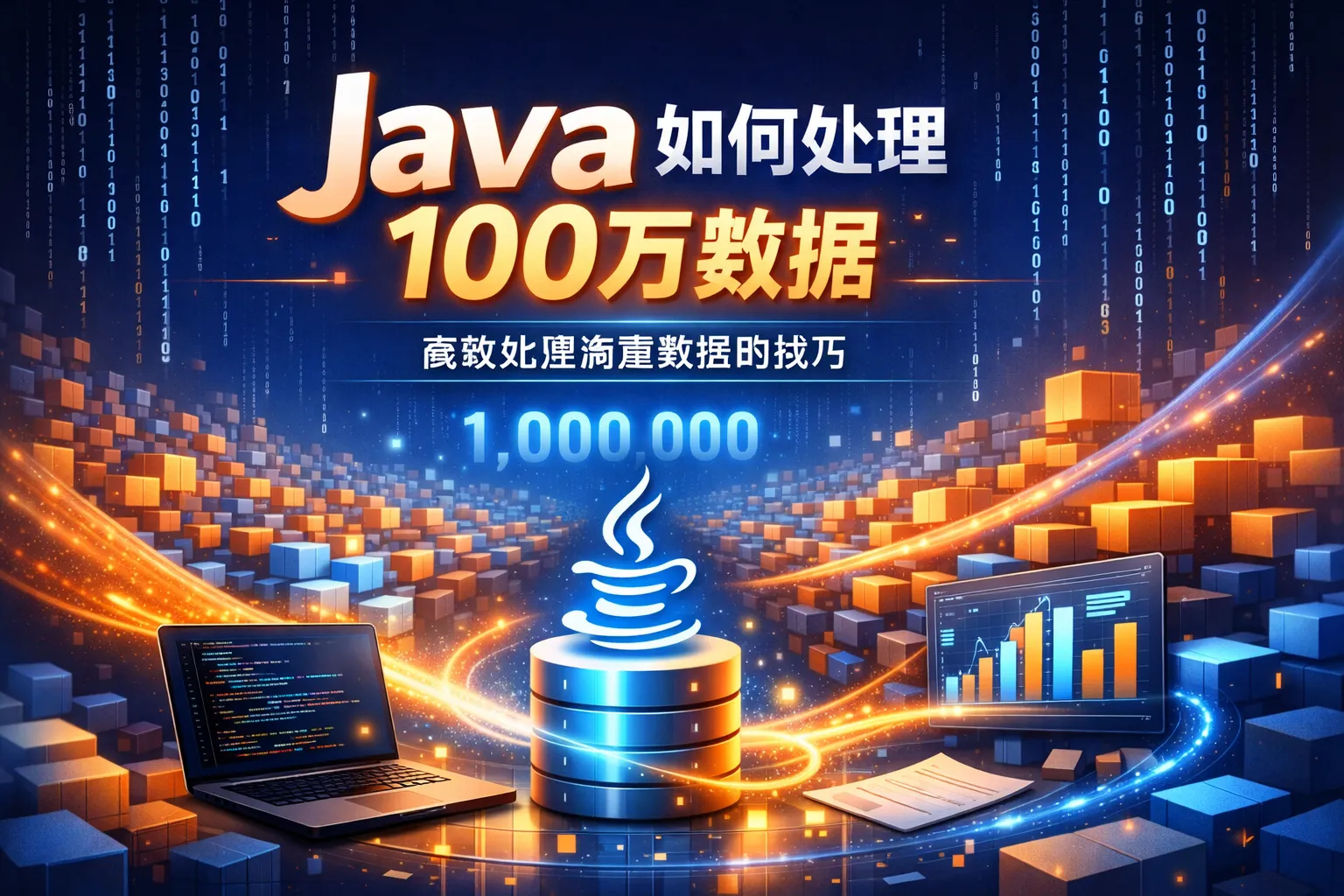 java如何处理100万数据