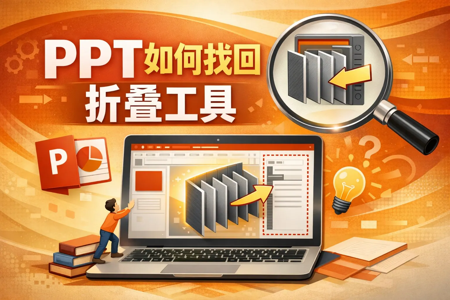 ppt如何找回折叠工具