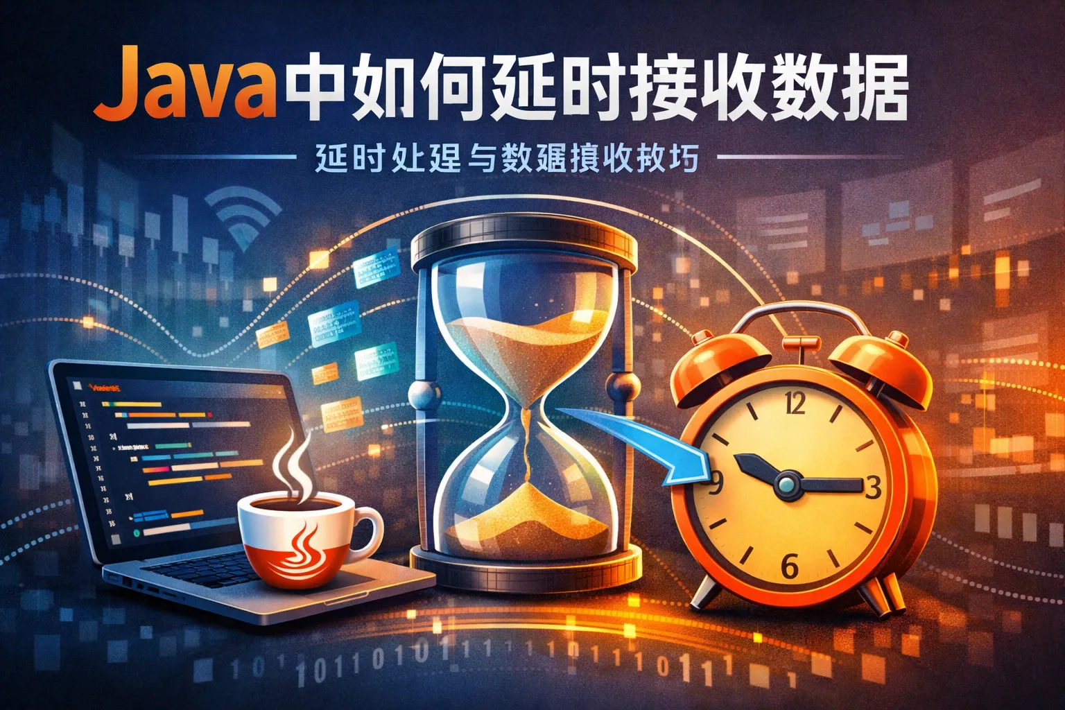 java中如何延时接收数据