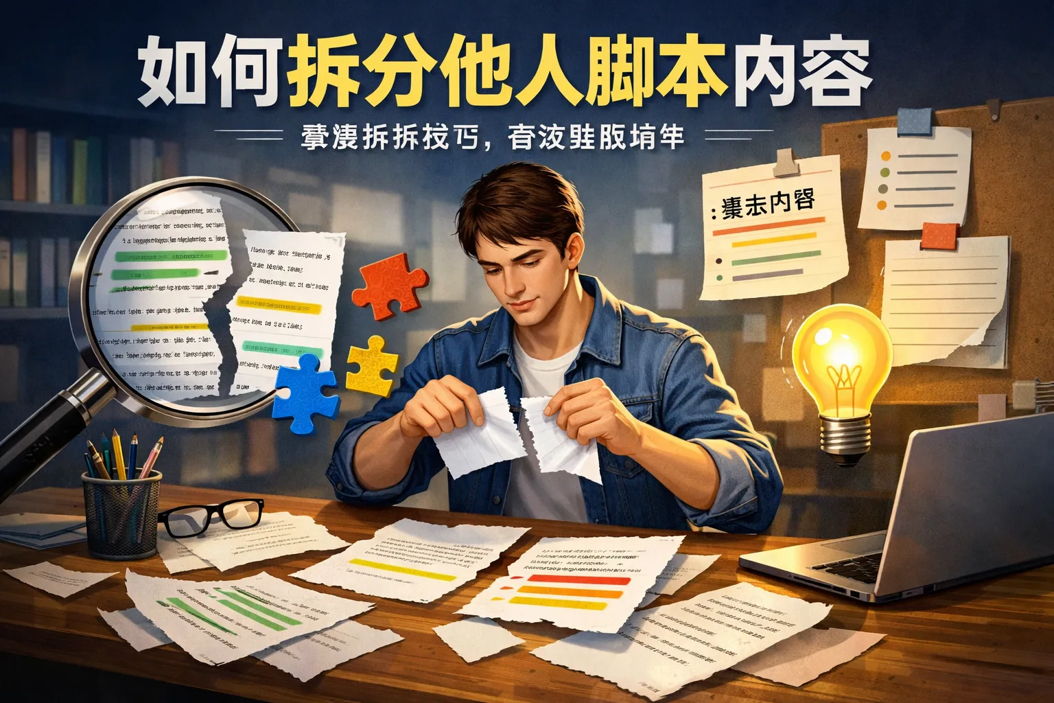 如何拆分他人脚本内容