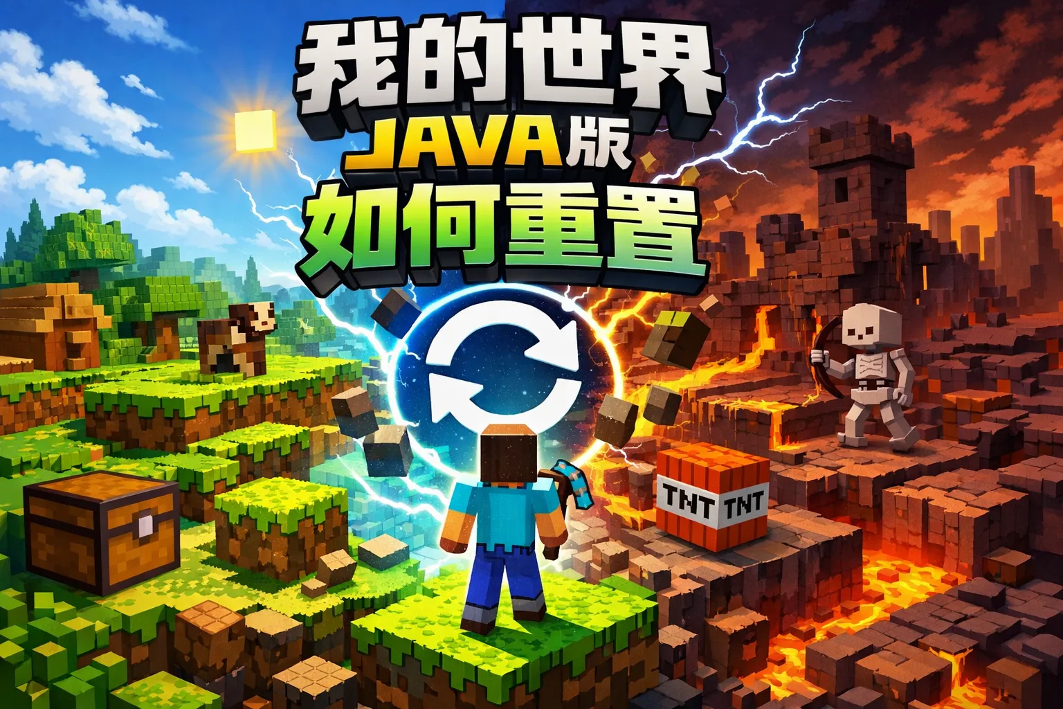 我的世界Java版如何重置