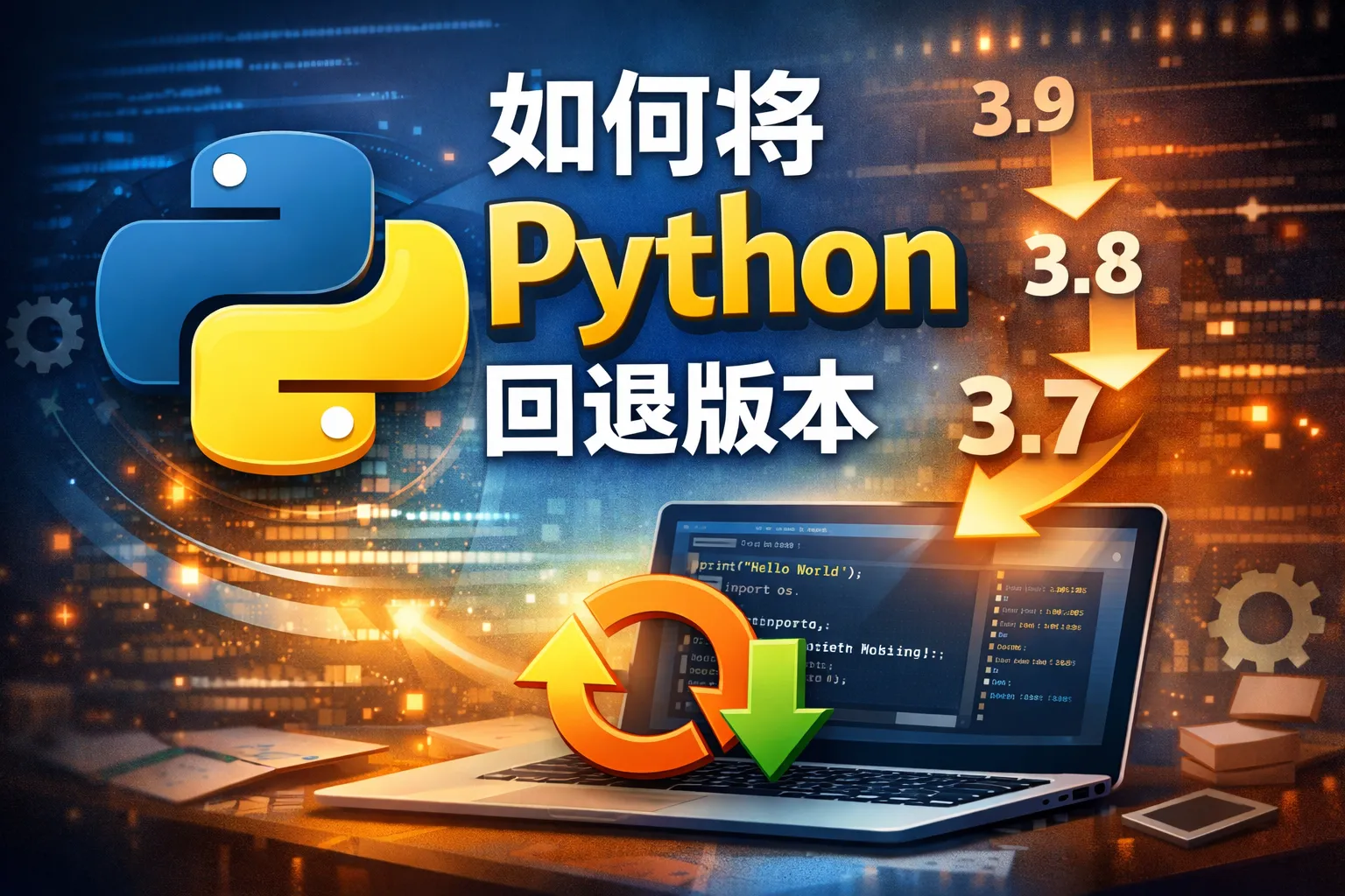 如何将python回退版本