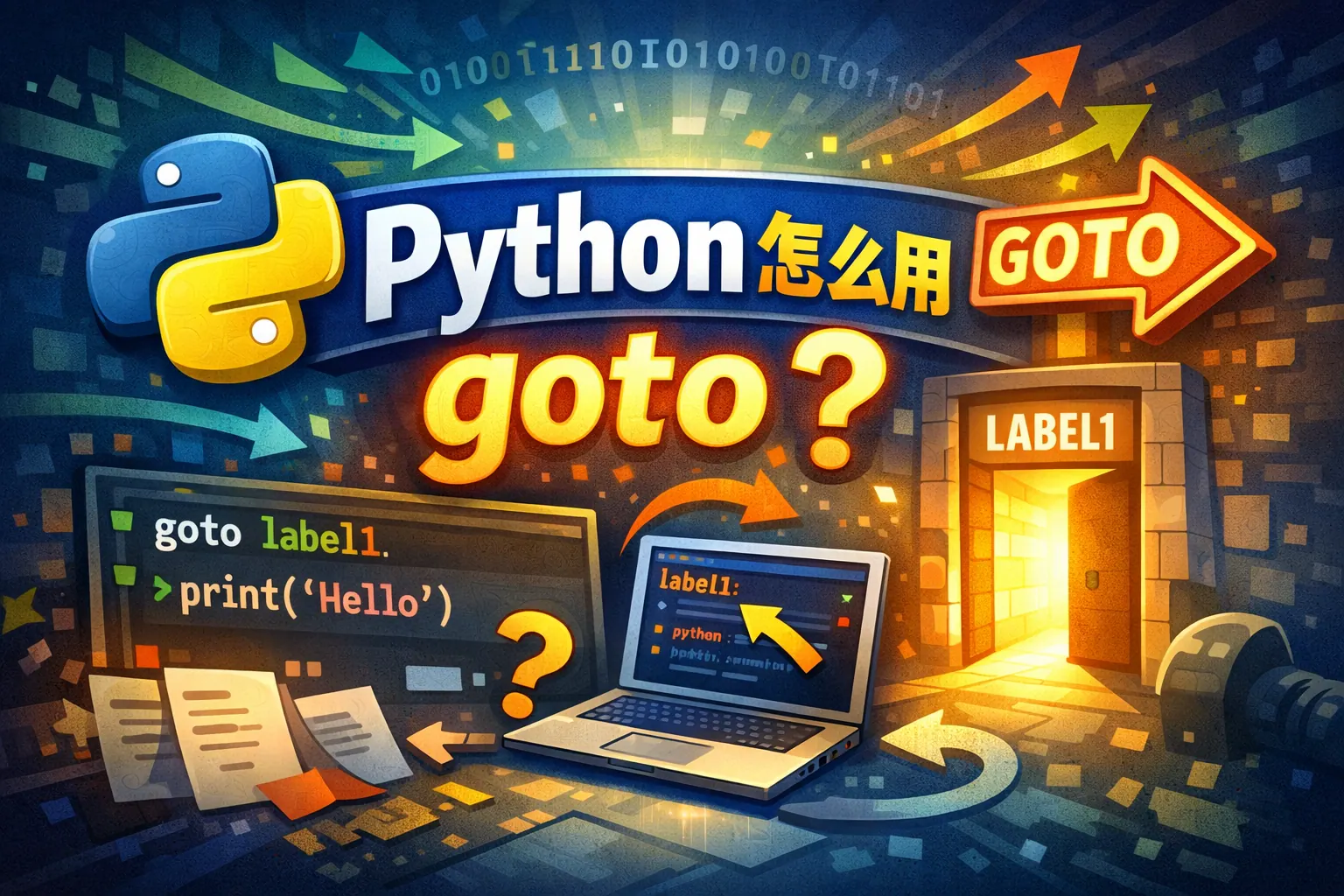 python怎么用goto
