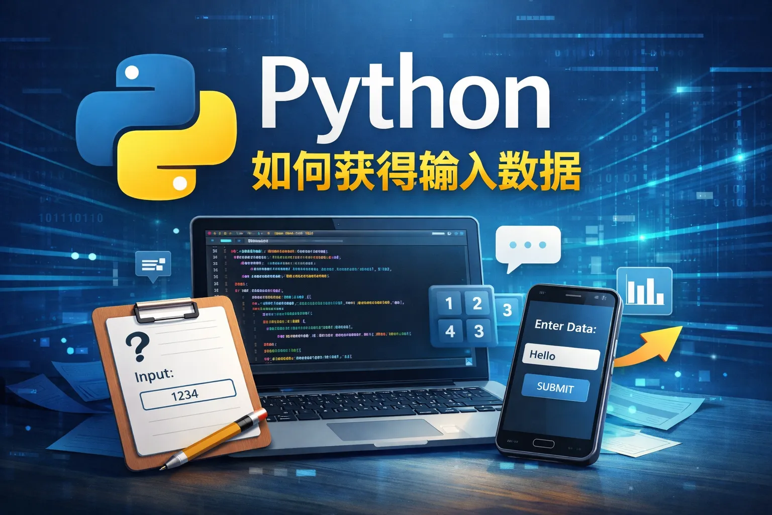 python如何获得输入数据