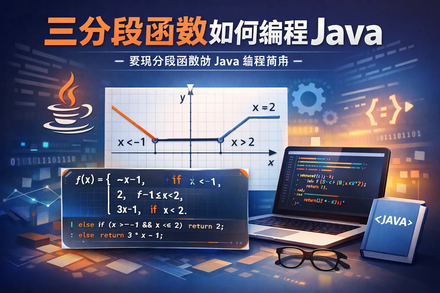 三分段函数如何编程java