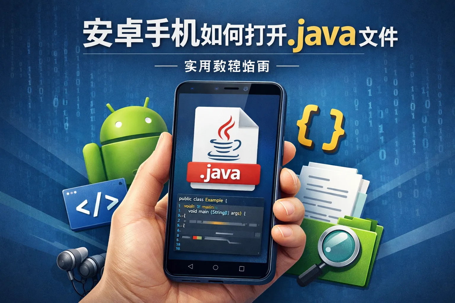 安卓手机如何打开.java文件