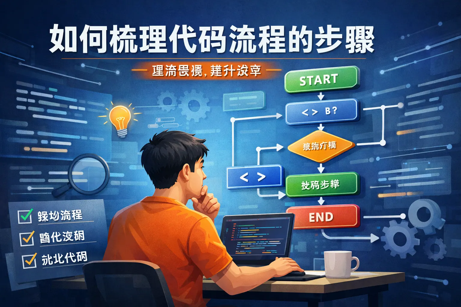 如何梳理代码流程的步骤