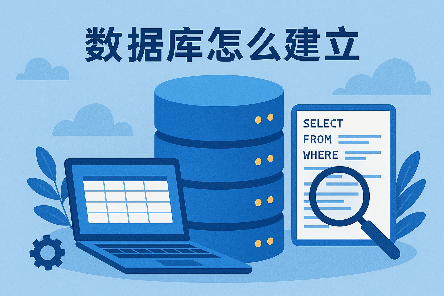 数据库怎么建立