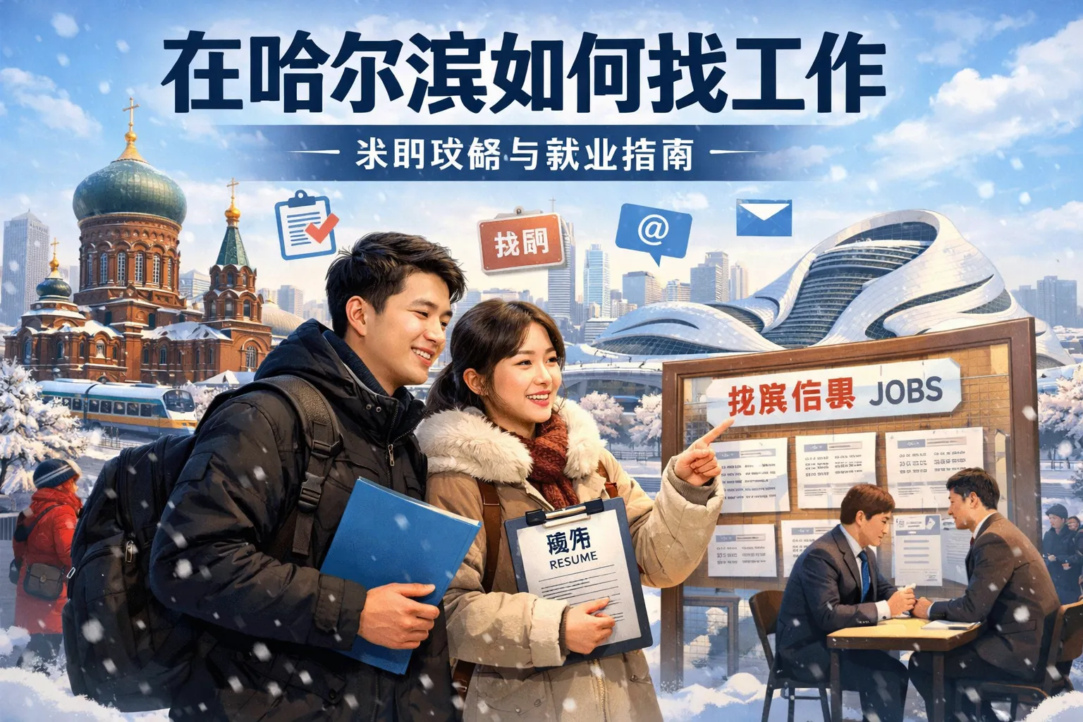 在哈尔滨如何找工作