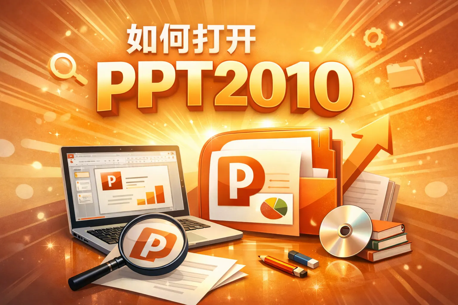 如何打开ppt2010