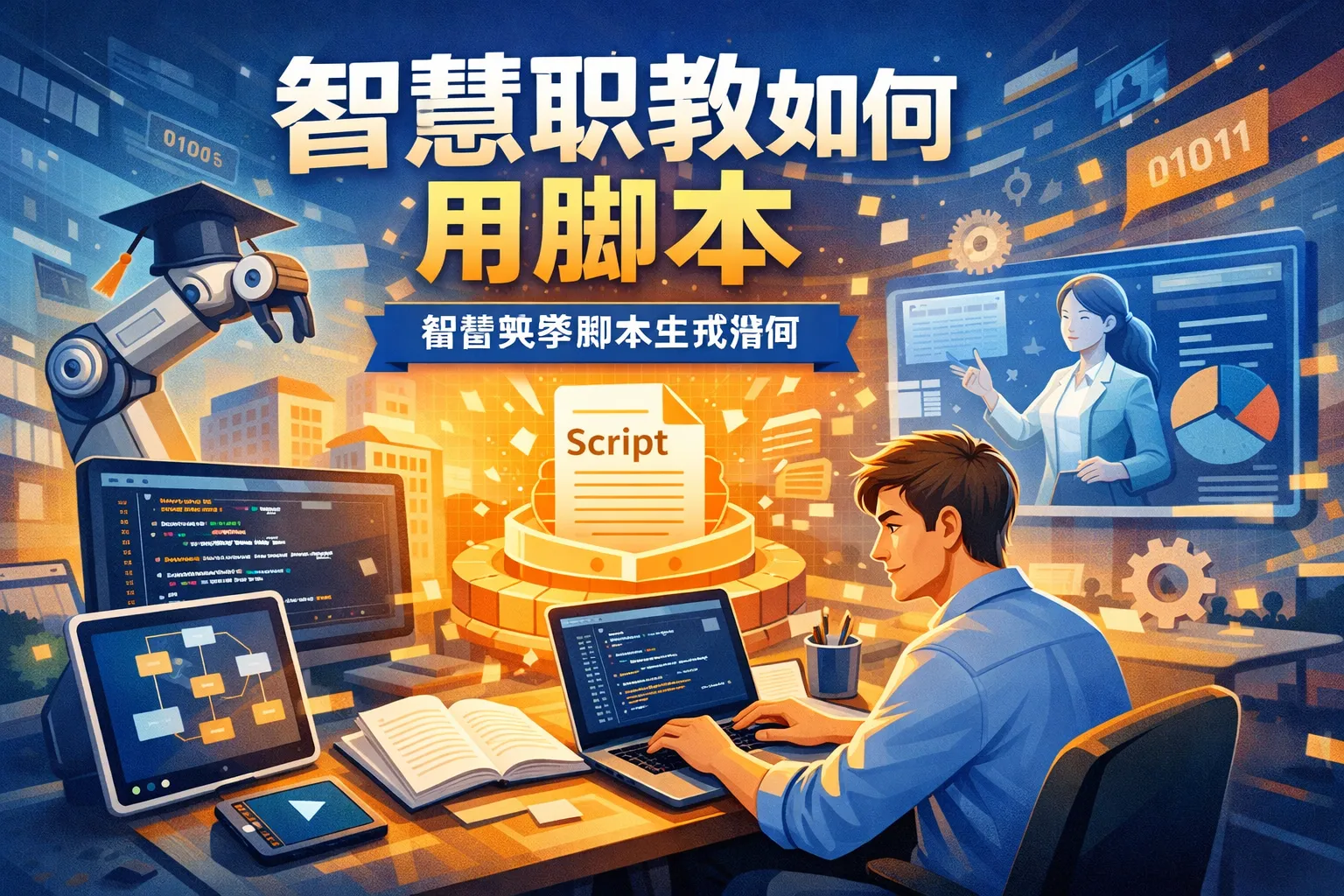 智慧职教如何用脚本