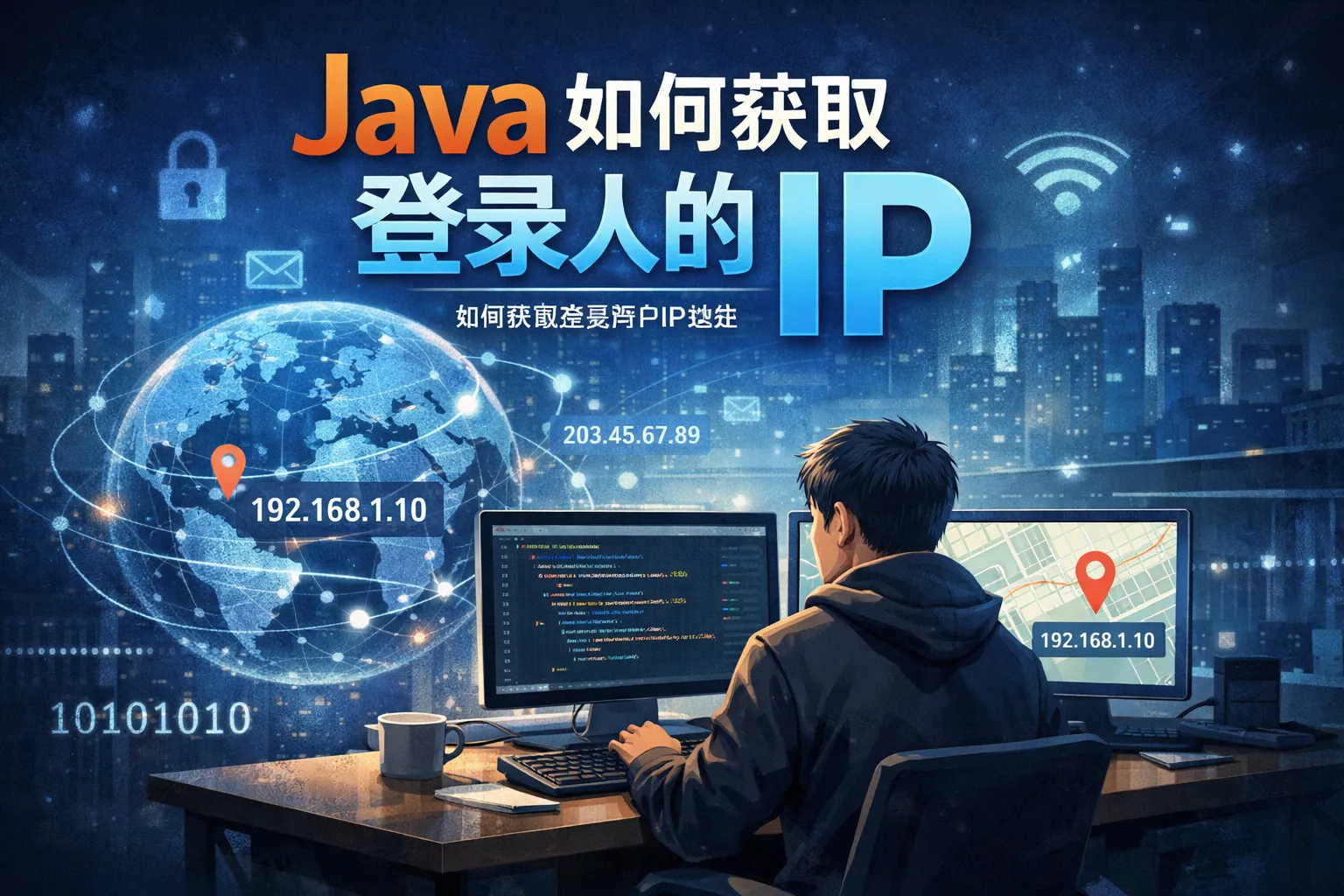 java如何获取登录人的ip
