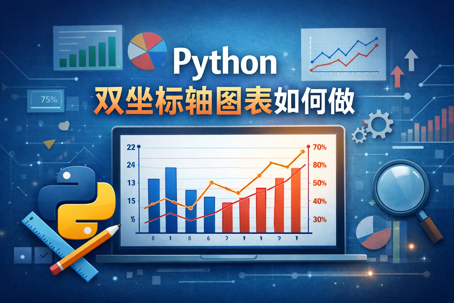 python双坐标轴图表如何做