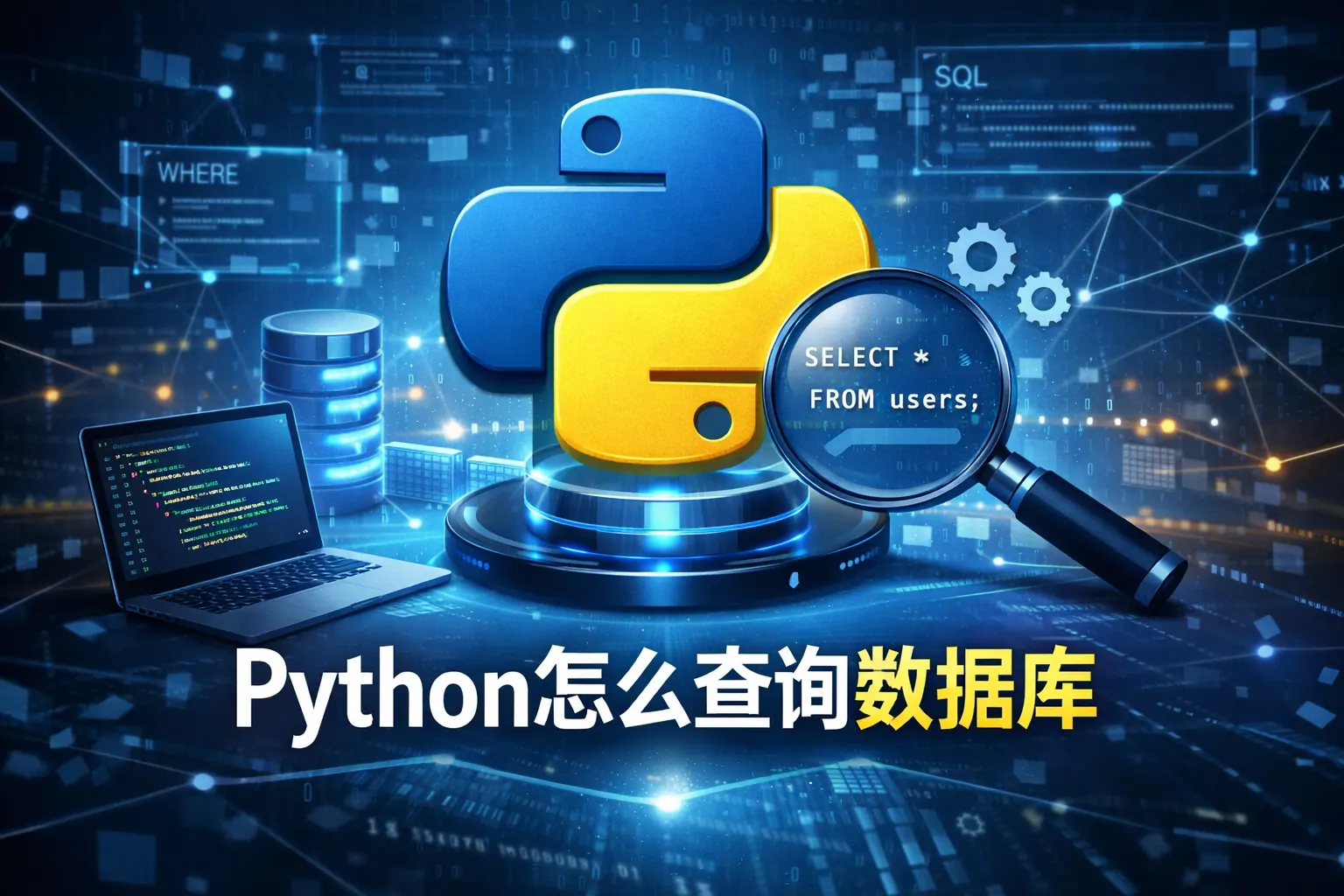 python怎么查询数据库