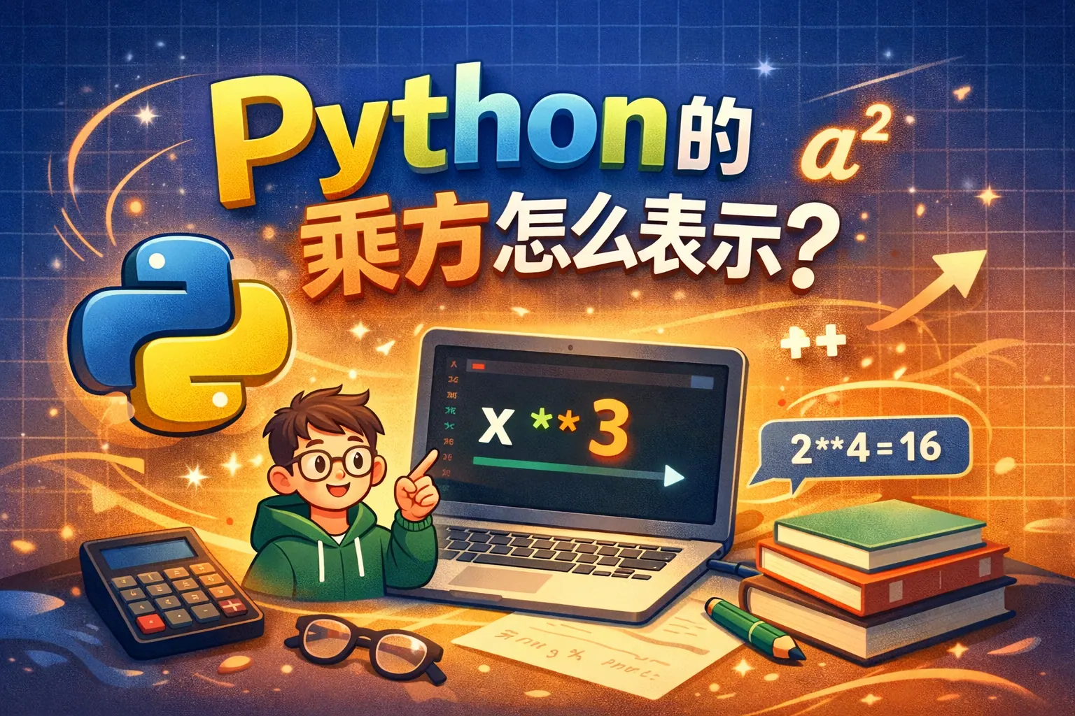 python的乘方怎么表示