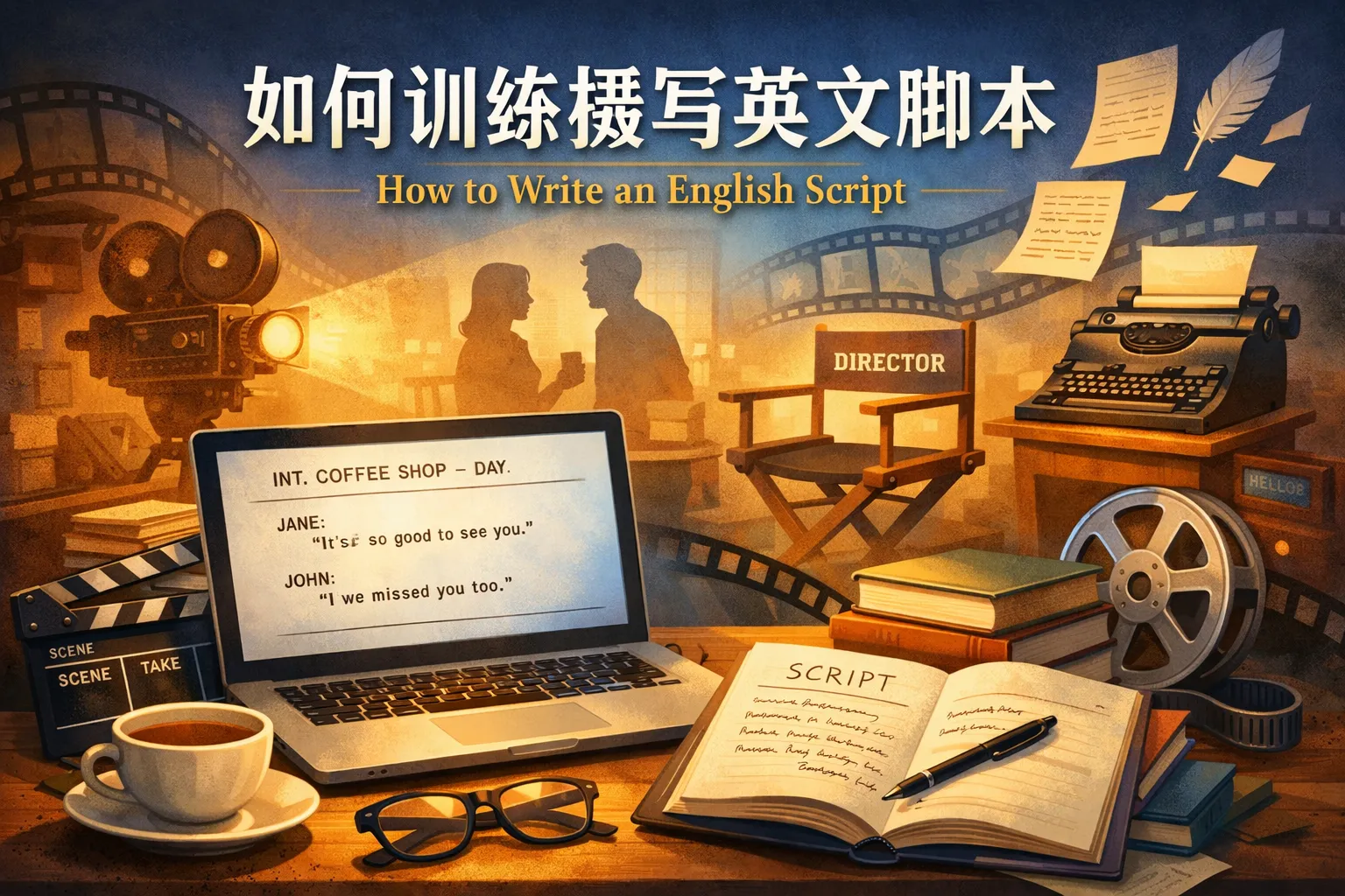 如何训练撰写英文脚本