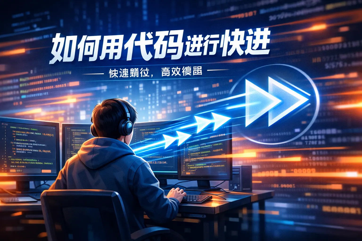 如何用代码进行快进