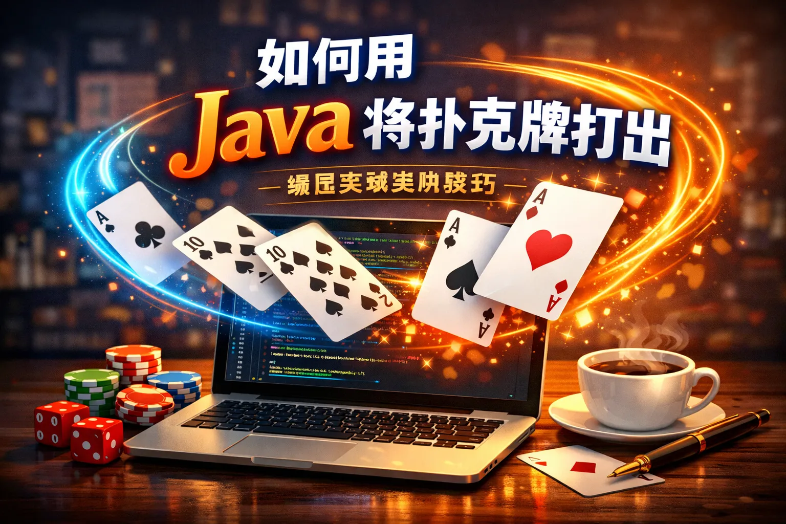 如何用Java将扑克牌打出